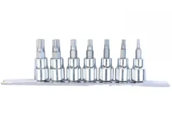 3/8\"DR SOCKET RAIL SET - 7PC - SPLINE