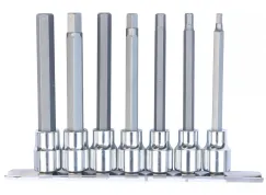 3/8\"DR INHEX DEEP SOCKET RAIL SET - 7PC - METRIC