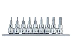 3/8\" DR Socket Rail Set - 9PC - Torx