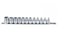 3/8\"DR SOCKET RAIL SET - 12PC - E-TORX