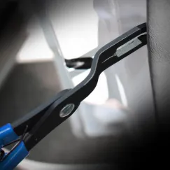 TRIM CLIP PLIERS - 80DEG OFFSET JAWS