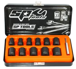 3/8\"Dr Impact Twist Socket Set - Metric - 12pc