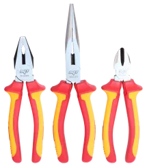 PLIER/CUTTER SET - VDE INSULATED - 3PC