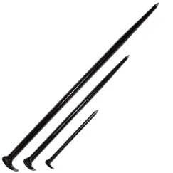 PRY BAR SET - ROLLING HEAD - 3PC