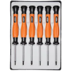 MINI SCREWDRIVER SET (JEWELLERS SET) - 6PC