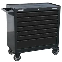 SUMO SERIES ROLLER CABINET - 7 DRAWER - BLACK