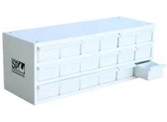 STEEL STORAGE UNIT - 18 DRAWER