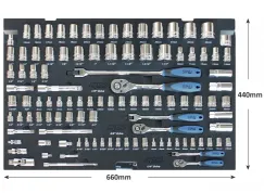 FOAM TRAY - METRIC/SAE - 103PC - SOCKETS & ACCESSORIES INCLUDED