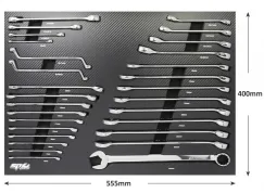 FOAM TRAY - TECH SERIES METRIC ONLY - 29PC - SPANNERS INCLUDED