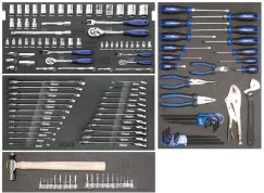 FOAM TRAY TOOL KIT - METRIC ONLY - 137PC - (NO TOOL BOX)