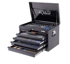 CUSTOM SERIES TOOL KIT - 254PC - METRIC/SAE - BLACK/BLACK - BONUS EVA STORAGE TRAYS