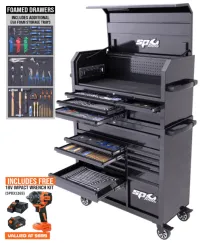 Sumo Series Power Hutch Tool Kit - 334pc - Metric/SAE - Black/Black Handles - BONUS EVAS