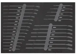 EVA FOAM TOOL STORAGE (26PC METRIC) - SPANNERS