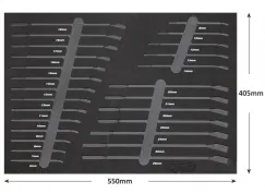 EVA FOAM TOOL STORAGE (26PC METRIC) - SPANNERS