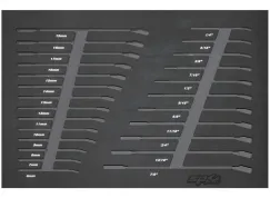 EVA FOAM TOOL STORAGE (25PC METRIC/SAE) - SPANNERS