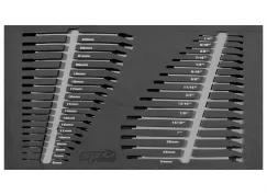 EVA FOAM TOOL STORAGE (34PC METRIC/SAE) - SPANNERS