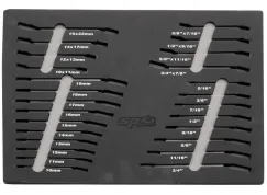 EVA FOAM TOOL STORAGE (26PC METRIC/SAE) - SPANNERS