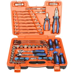 TOOL KIT IN X-CASE - 3/8\"DR - 65PC METRIC/SAE
