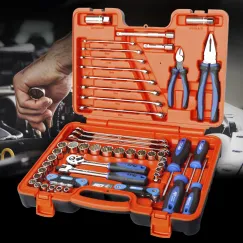 TOOL KIT IN X-CASE - 3/8\"DR - 65PC METRIC/SAE