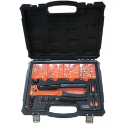 NUT RIVETER SET - LEVER TYPE - 90PC