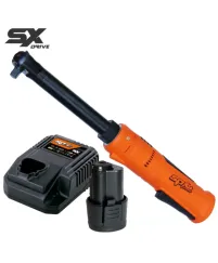 12V 3/8\"DR Mini Long Neck Ratchet Wrench Kit - 2.5AH - SX DRIVE