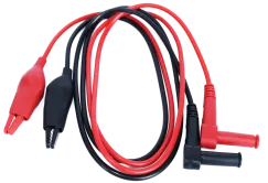 MULTIMETER DUAL TEST LEAD SET - ALLIGATOR & STANDARD PROBE