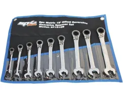 9pc Metric 15° Offset Reversible Geardrive Spanner Set