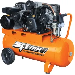 TRIPLE 3HP CAST IRON BELT DRIVE PORTABLE AIR COMPRESSOR