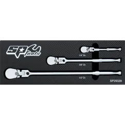 RATCHET SET 1/4,3/8,1/2DR 90T S/FLEX HEAD