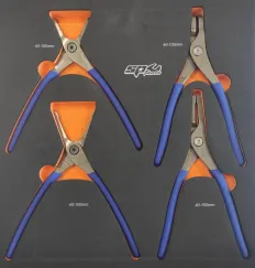 4pc External & Internal Circlip Plier Set 230mm - EVA FOAM