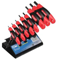T-HANDLE HEX KEY SET - SAE - 8PC
