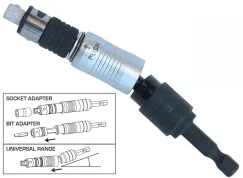 2-IN-1 UNIVERSAL SOCKET/BIT ADAPTER - 1/4\"DR