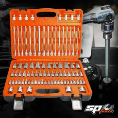 1/4\"Dr, 3/8\"Dr & 1/2\"Dr Socket Bit Set - Hex & Torx - Metric/SAE - 84PC