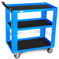 Professional Service Trolley - 3 Shelf - Blue