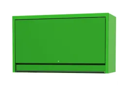 59\" USA SUMO SERIES WIDE POWER TOP HUTCH - SHELF, PEGBOARD, LIGHT - GREEN/BLACK