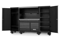 114\" USA Sumo Series Complete Workstation - Black/Chrome