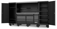 128\" USA SUMO SERIES COMPLETE WORKSTATION - BLACK/CHROME