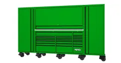 128\" USA SUMO SERIES COMPLETE WORKSTATION - GREEN/BLACK