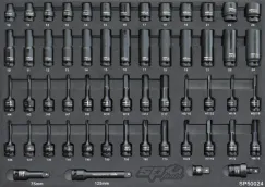 EVA Tool Kit 56pc 1/2\"Dr Impact Set