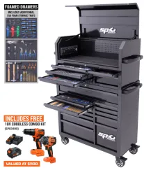 Sumo Series Power Hutch Tool Kit - 300pc - Metric/SAE - Black/Black Handles BONUS EVAS