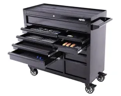 Custom Series Roller Cabinet Tool Kit - 406pc - Metric/SAE BLK/BLK Bonus EVA