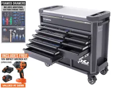 Tech Series Roller Cabinet Tool Kit - 289pc - Metric/SAE - Diamond Black BONUS EVAS