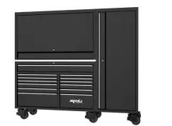 USA Sumo Series Workstation Tool Kit - 87\" - Metric/SAE - 517pc - Black/Chrome Handles