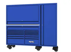 USA Sumo Series Workstation Tool Kit - 87\" - Metric/SAE - 517pc - Blue/Black Handles