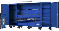 USA Sumo Series Workstation Tool Kit - 128\" - Metric/SAE - 708pc - Blue/Black Handles
