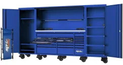 USA Sumo Series Workstation Tool Kit - 128\" - Metric/SAE - 708pc - Blue/Black Handles