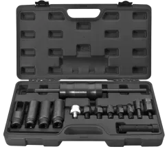 DIESEL INJECTOR EXTRACTOR AND COMMON RAIL PULLER KIT - 14PC - PLUS SLIDE HAMMER