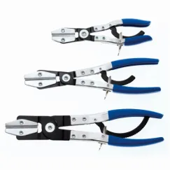 Ratcheting Hose Clamp Plier Set - 3 piece