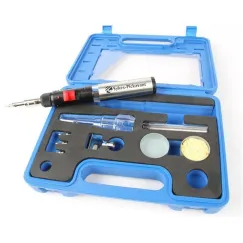 BUTANE SOLDERING IRON KIT - 9 PIECE