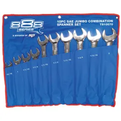 COMBINATION ROE SPANNER SET - JUMBO - SAE - 10PC